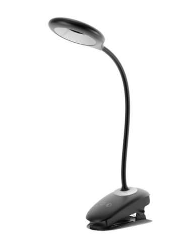 Светильник настольный Фотон CL-05D4A-B 5Вт 220В 4000K Черная фото Светильник настольный Фотон CL-05D4A-B 5Вт 220В 4000K Черная картинка